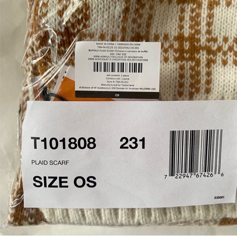 Timberland | Plaid Scarf - Picture 6 of 6